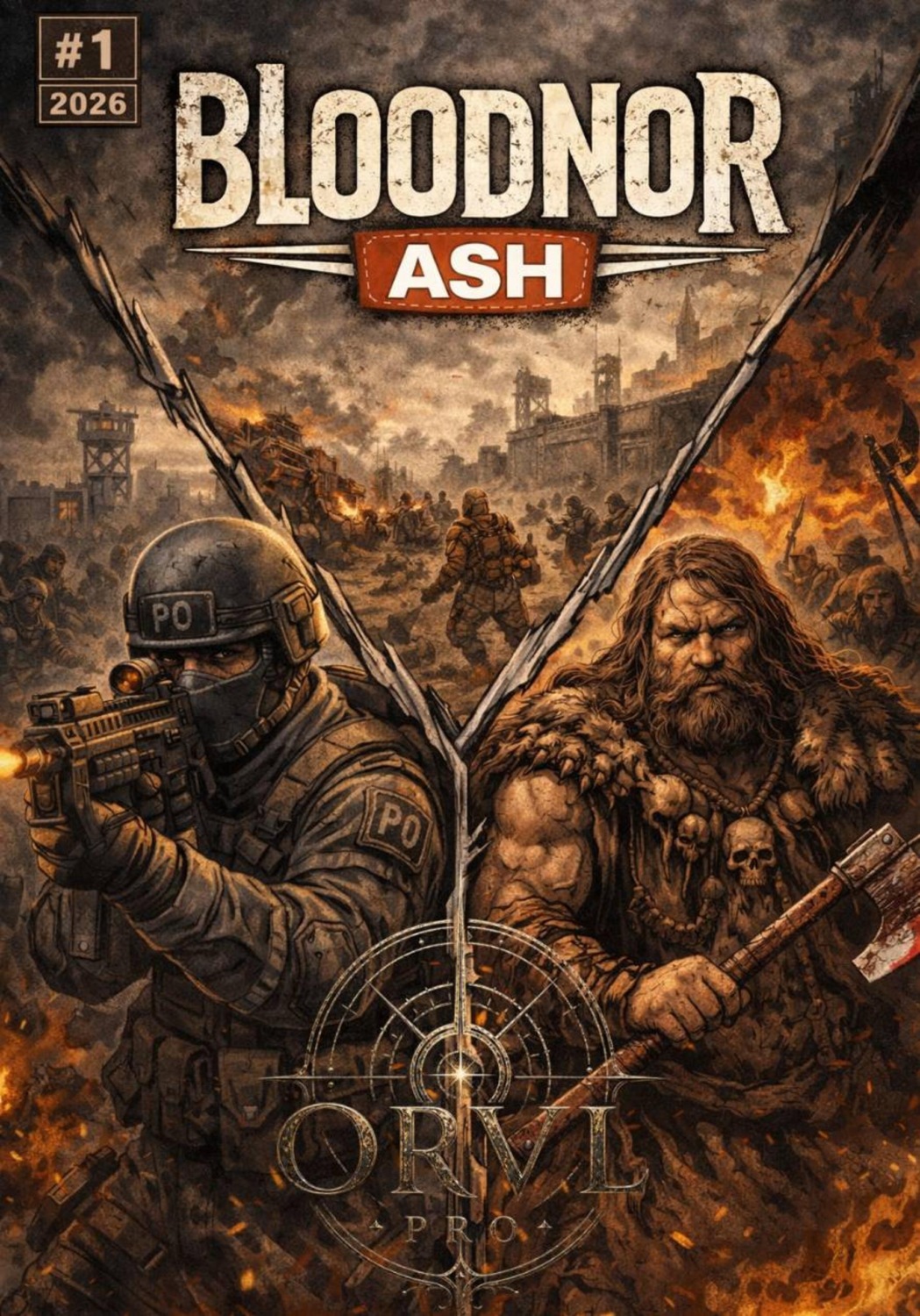 Обложка книги «Bloodnor. Ash. 1, 2026 RU»