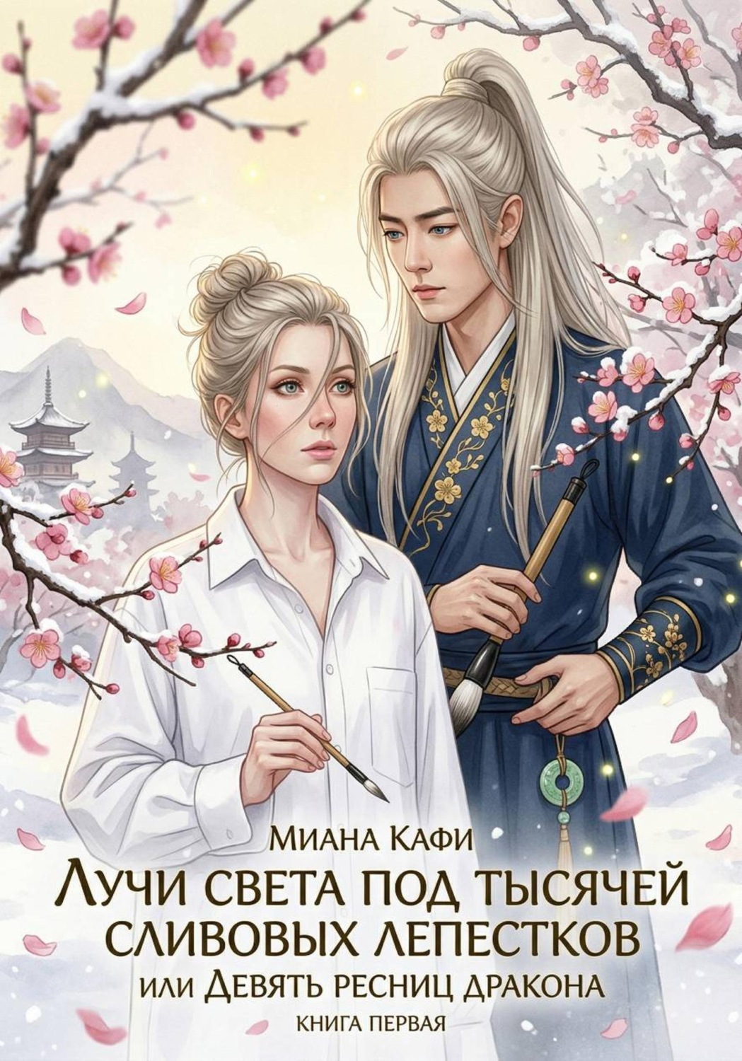 Обложка книги «Лучи света под тысячей сливовых лепестков, или Девять ресниц дракона. Книга первая»