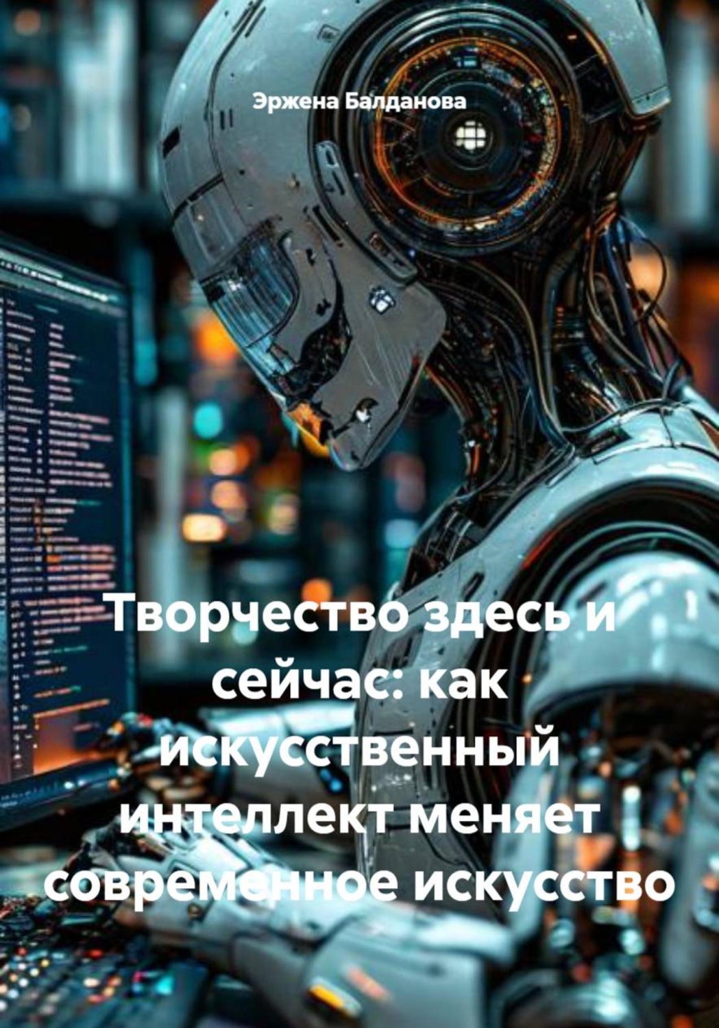Обложка книги «Творчество здесь и сейчас: как искусственный интеллект меняет современное искусство»