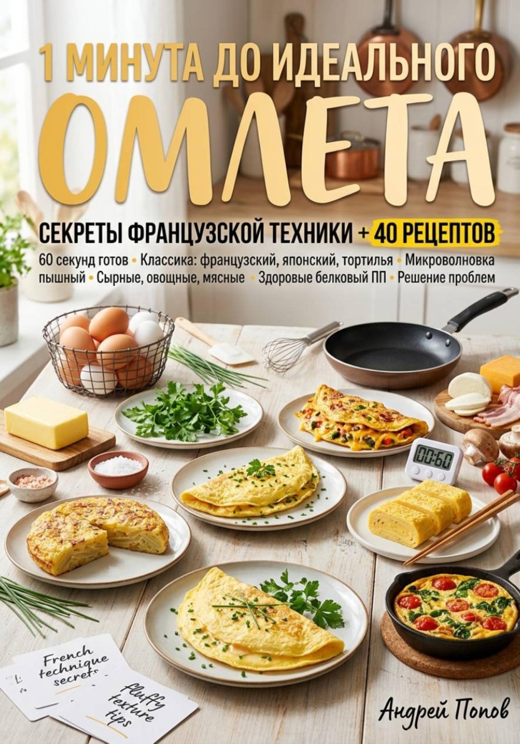 Обложка книги «1 минута до идеального омлета»