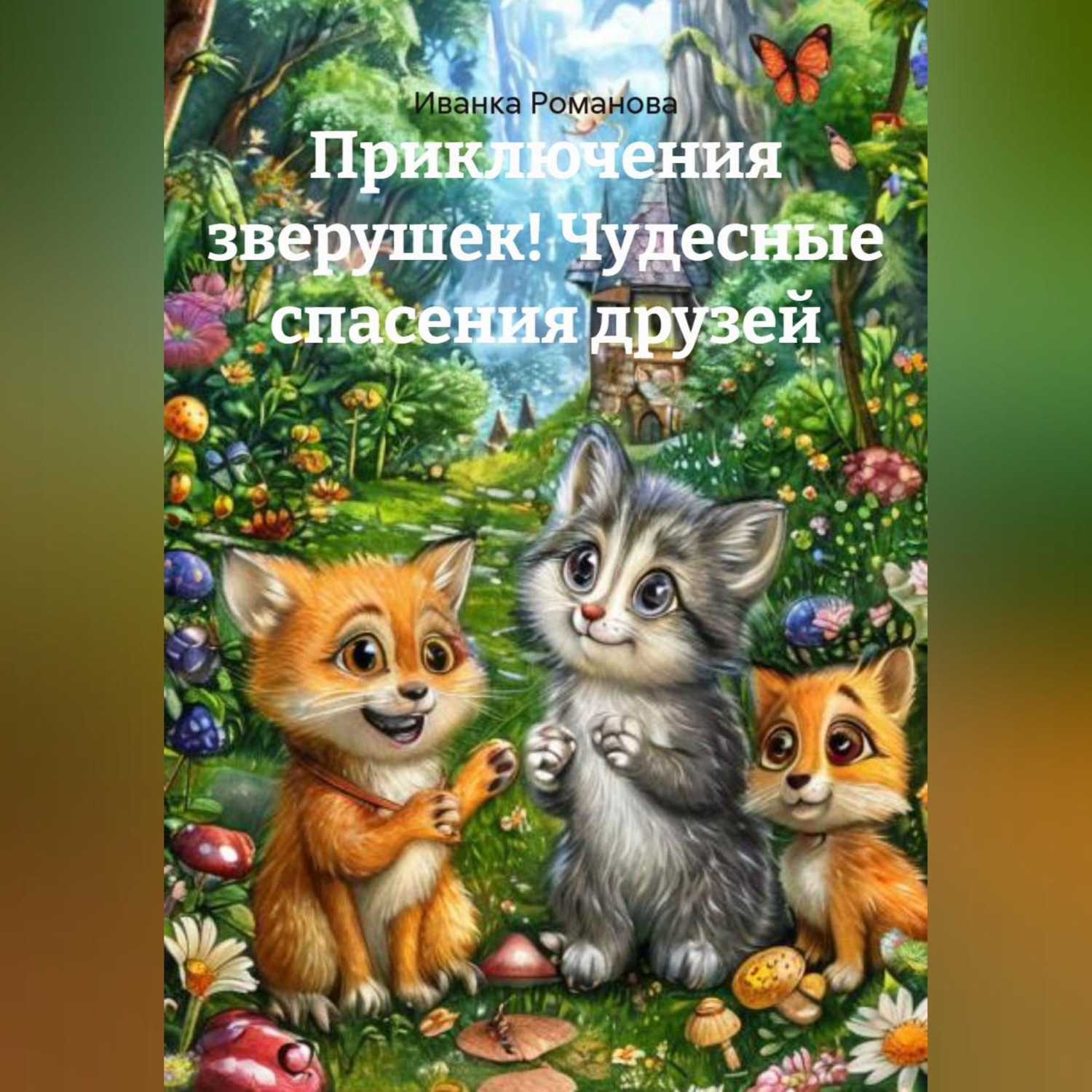 Обложка книги «Приключения зверушек! Чудесные спасения друзей»