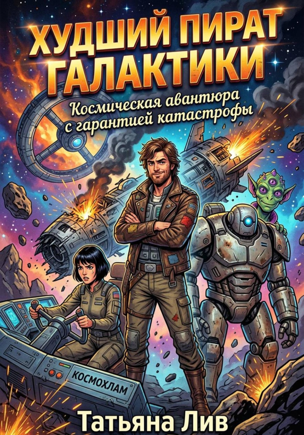 Обложка книги «Худший пират галактики»