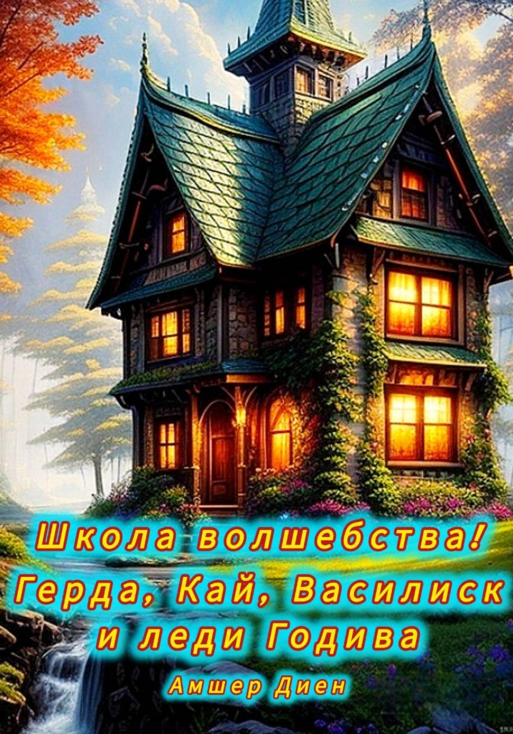Обложка книги «Школа волшебства. Герда, Кай, Василиск и леди Годива»