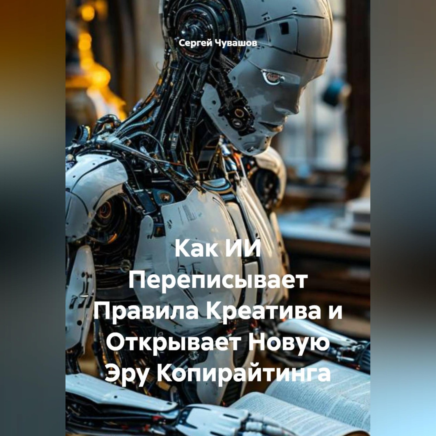 Обложка книги «Как ИИ Переписывает Правила Креатива и Открывает Новую Эру Копирайтинга»