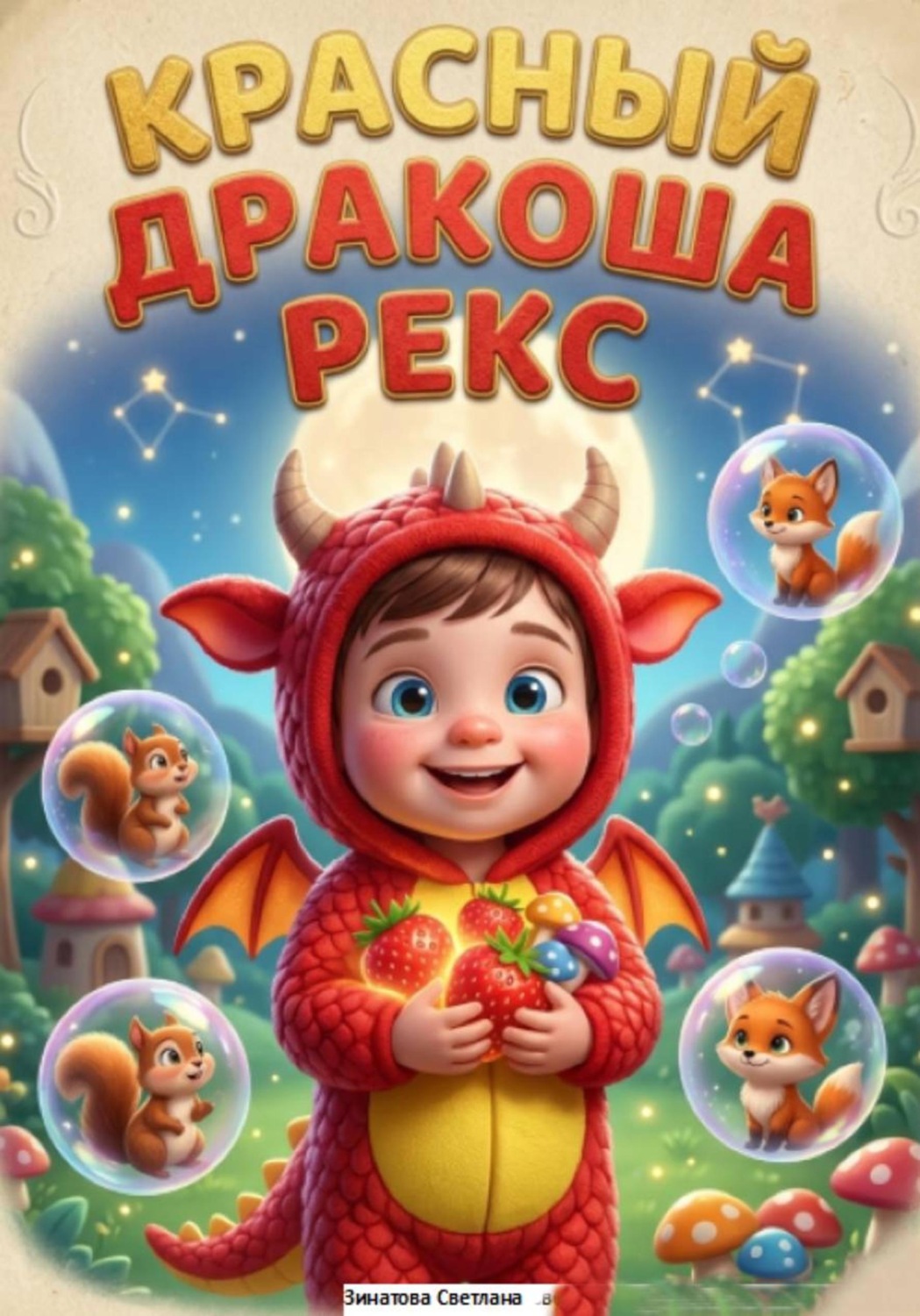 Обложка книги «Красный дракоша Рекс»