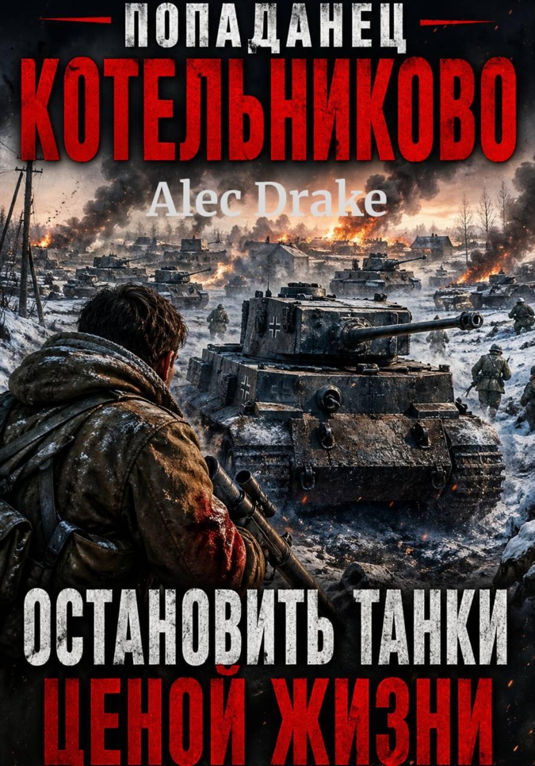 Обложка книги «Попаданец. Котельниково: Остановить танки ценой жизни»