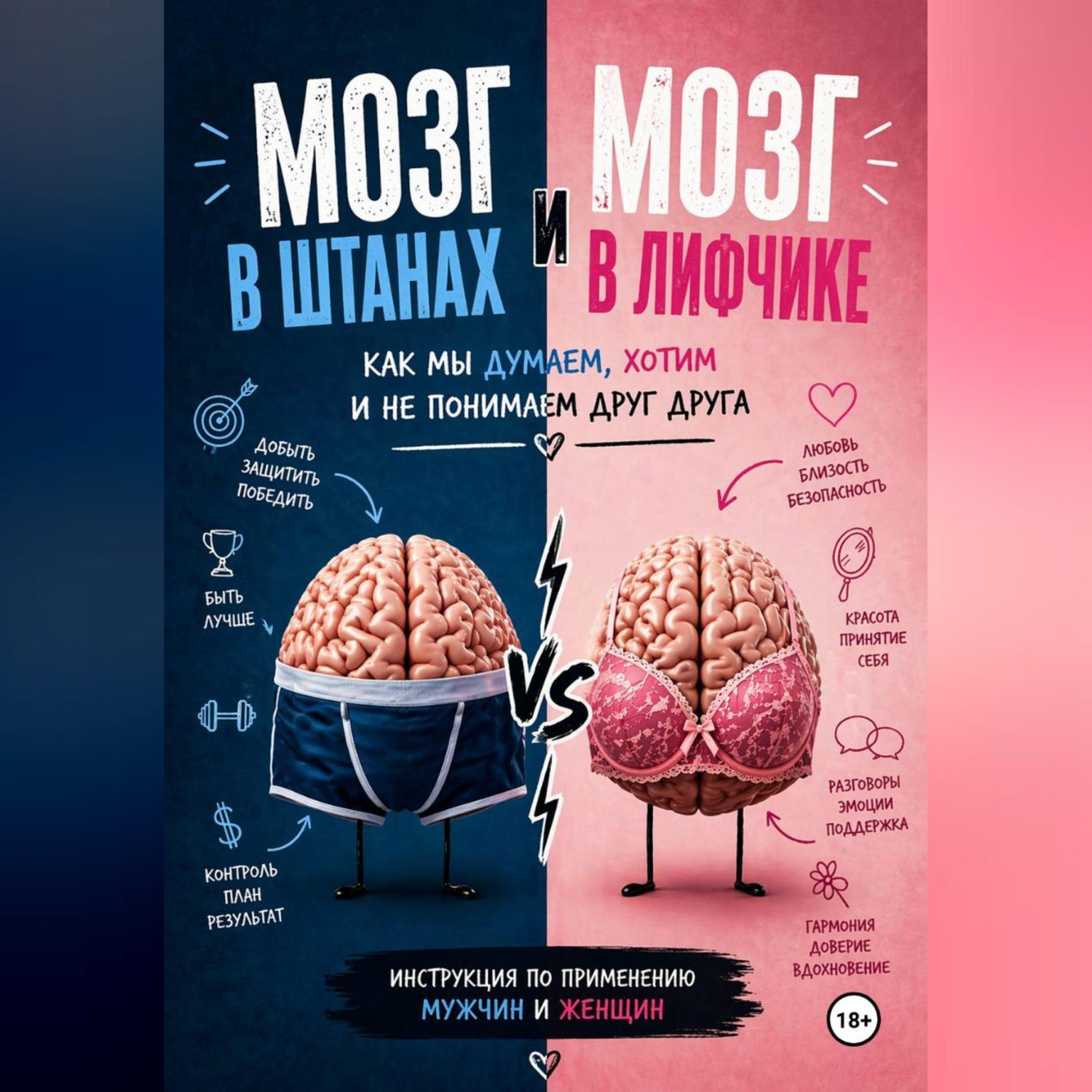 Обложка книги «Мозг в штанах и мозг в лифчике»