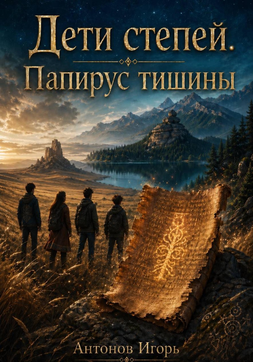 Обложка книги «Дети степей. Папирус тишины»