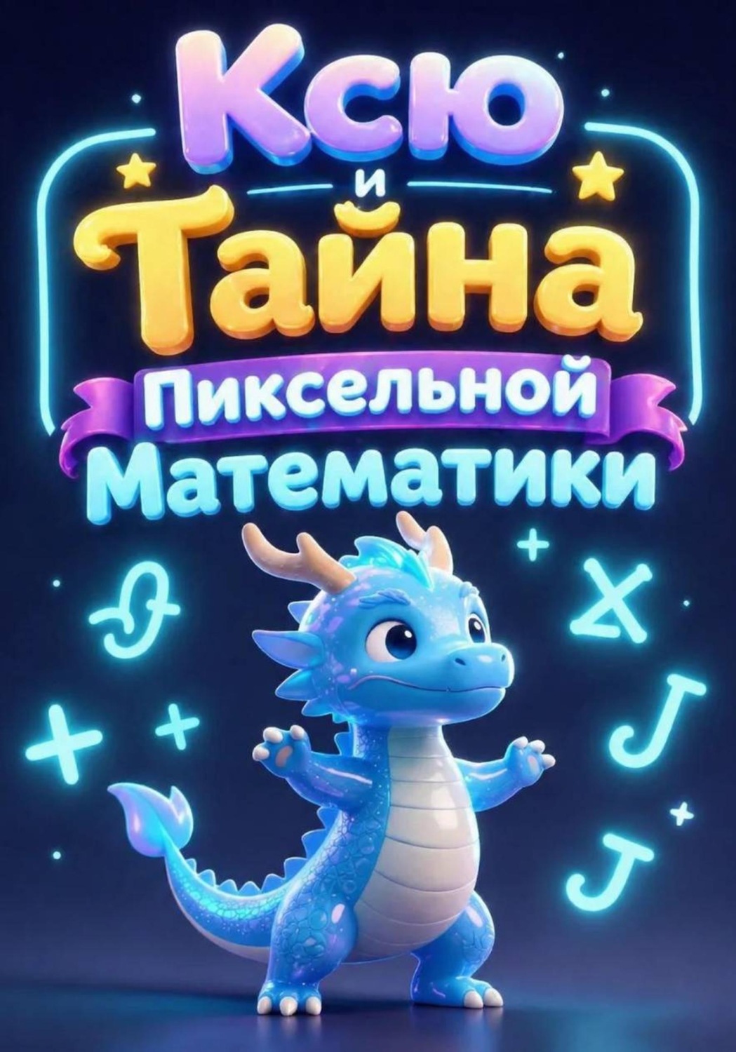 Обложка книги «Ксю и Тайна Пиксельной Математики»