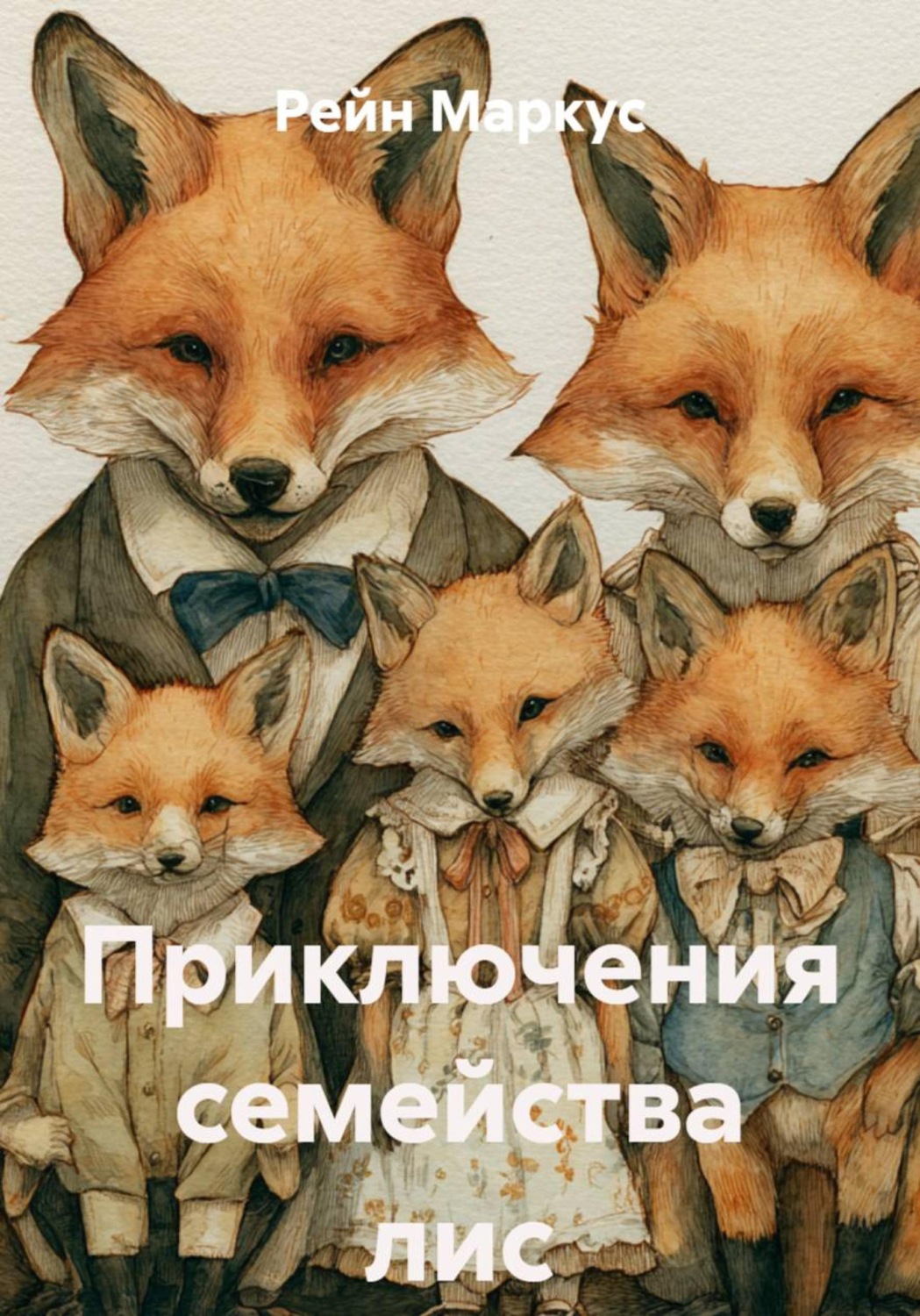 Обложка книги «Приключения семейства лис»