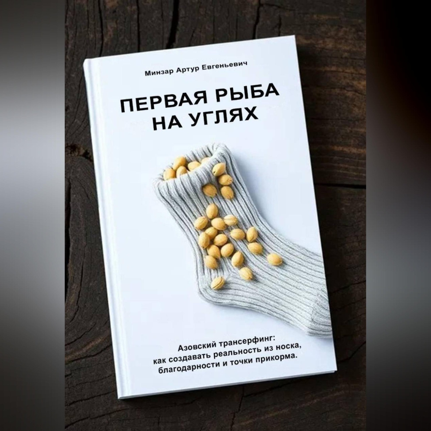 Обложка книги «Первая рыба на углях. Азовский трансерфинг: как создавать реальность из носка, благодарности и точки прикорма»