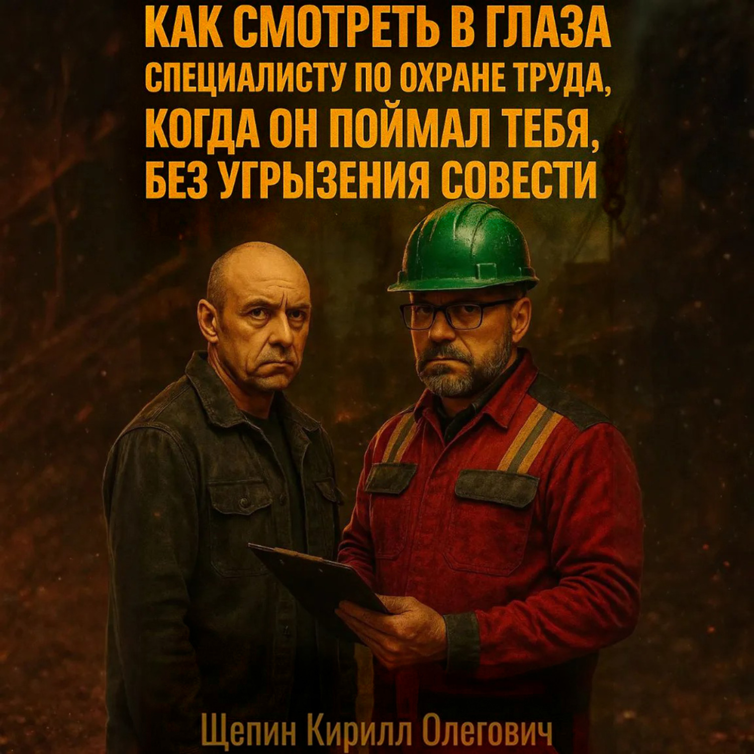 Обложка книги «Как смотреть в глаза специалисту по охране труда, когда он поймал тебя, без угрызения совести»