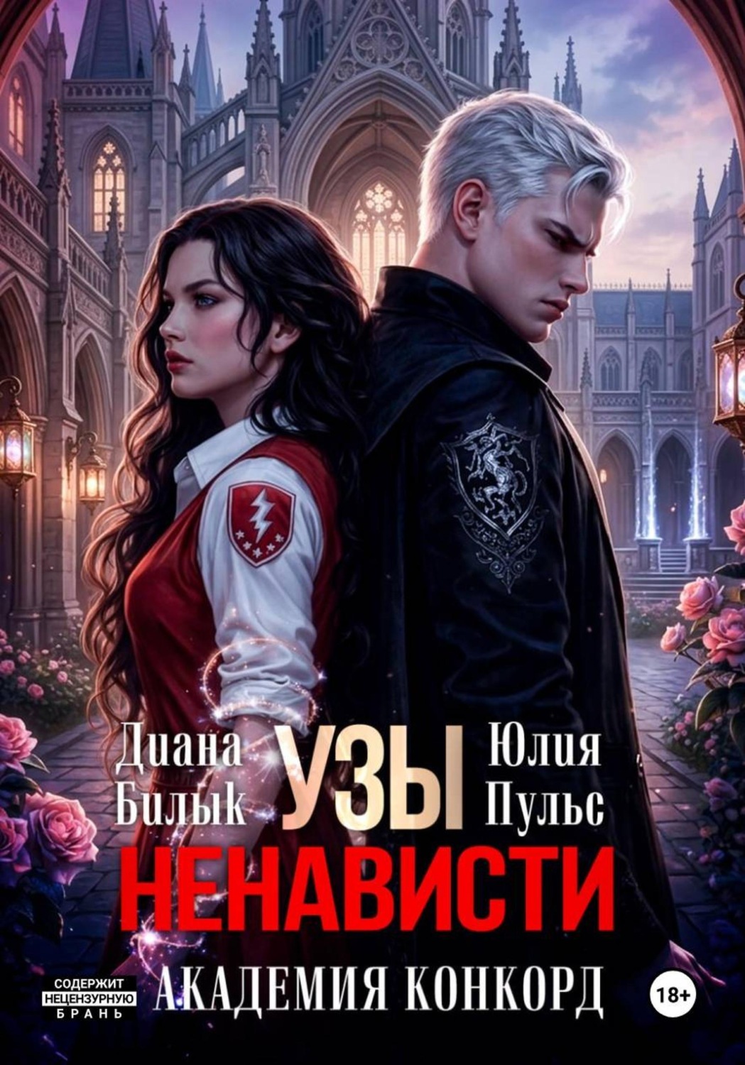 Обложка книги «Узы ненависти. Академия Конкорд»