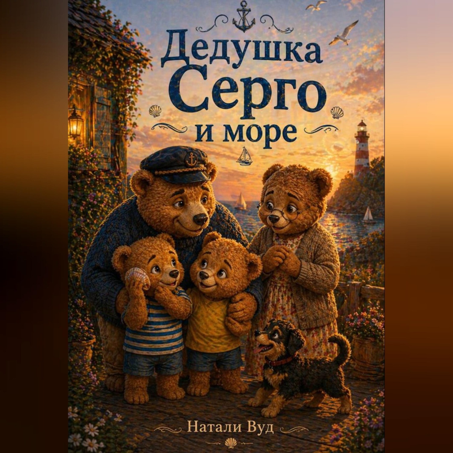 Обложка книги «Бух и Плюх. Дедушка Серго и море»