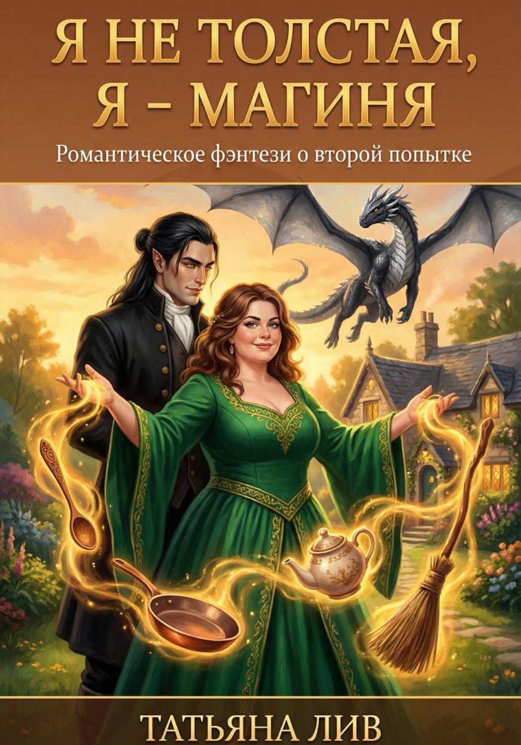 Обложка книги «Я НЕ ТОЛСТАЯ, Я- МАГИНЯ!»