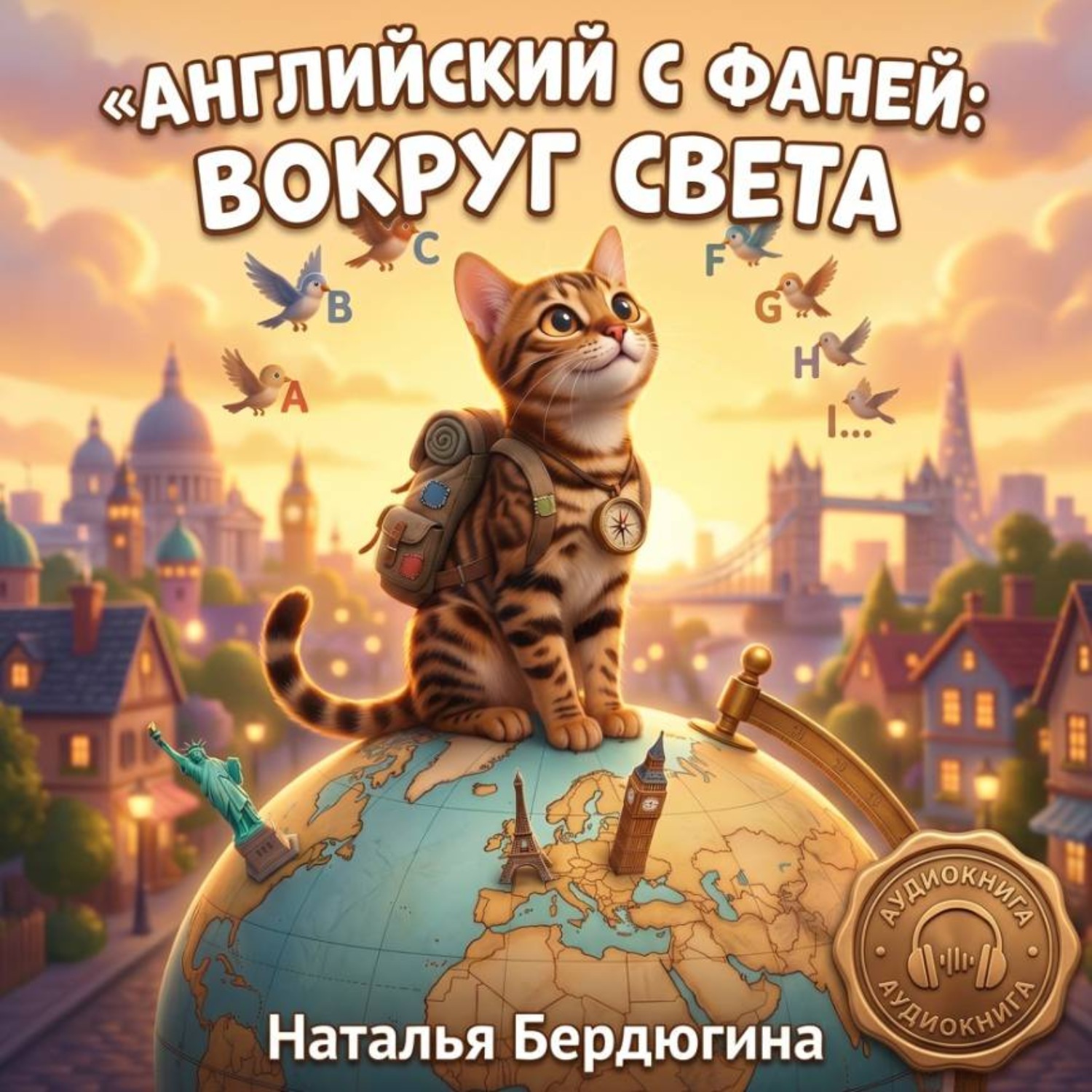 Обложка книги «Английский с Фаней ч.3: Вокруг света»