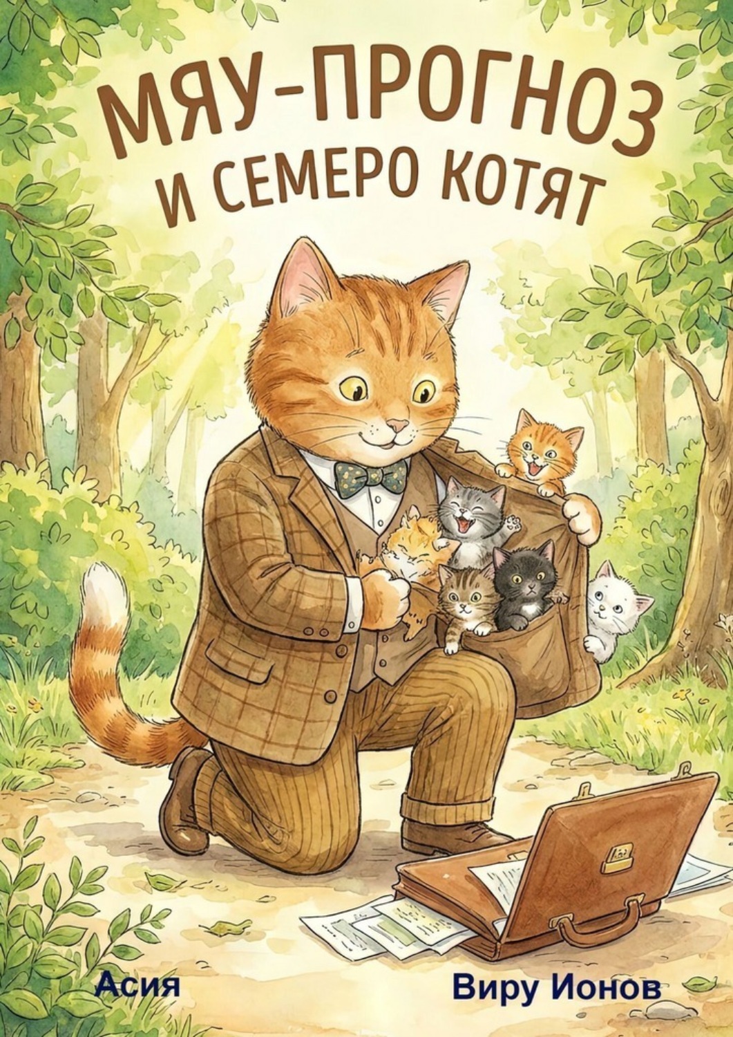Обложка книги «Мяу-прогноз и семеро котят»