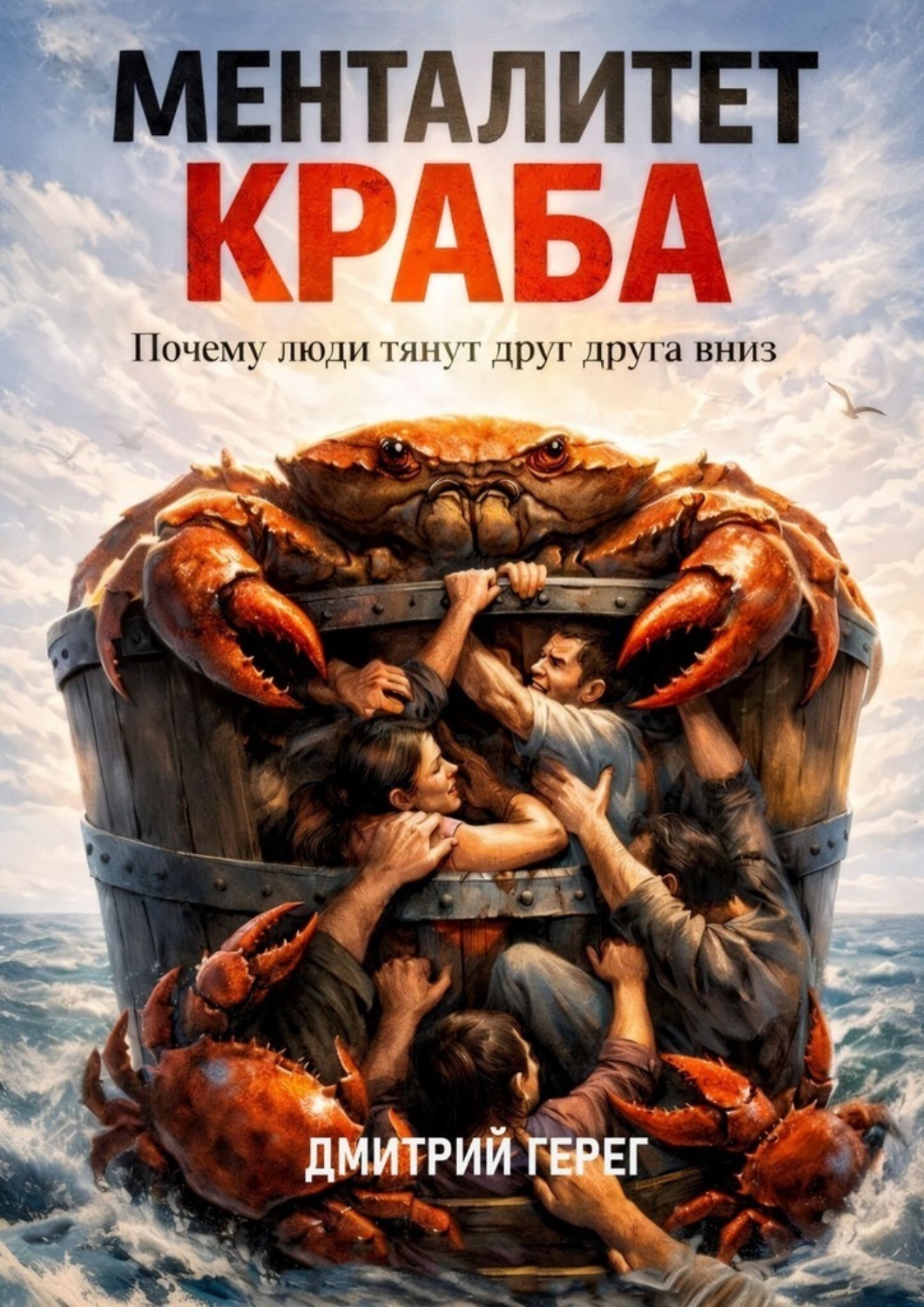 Обложка книги «Менталитет краба. Почему люди тянут друг друга вниз»