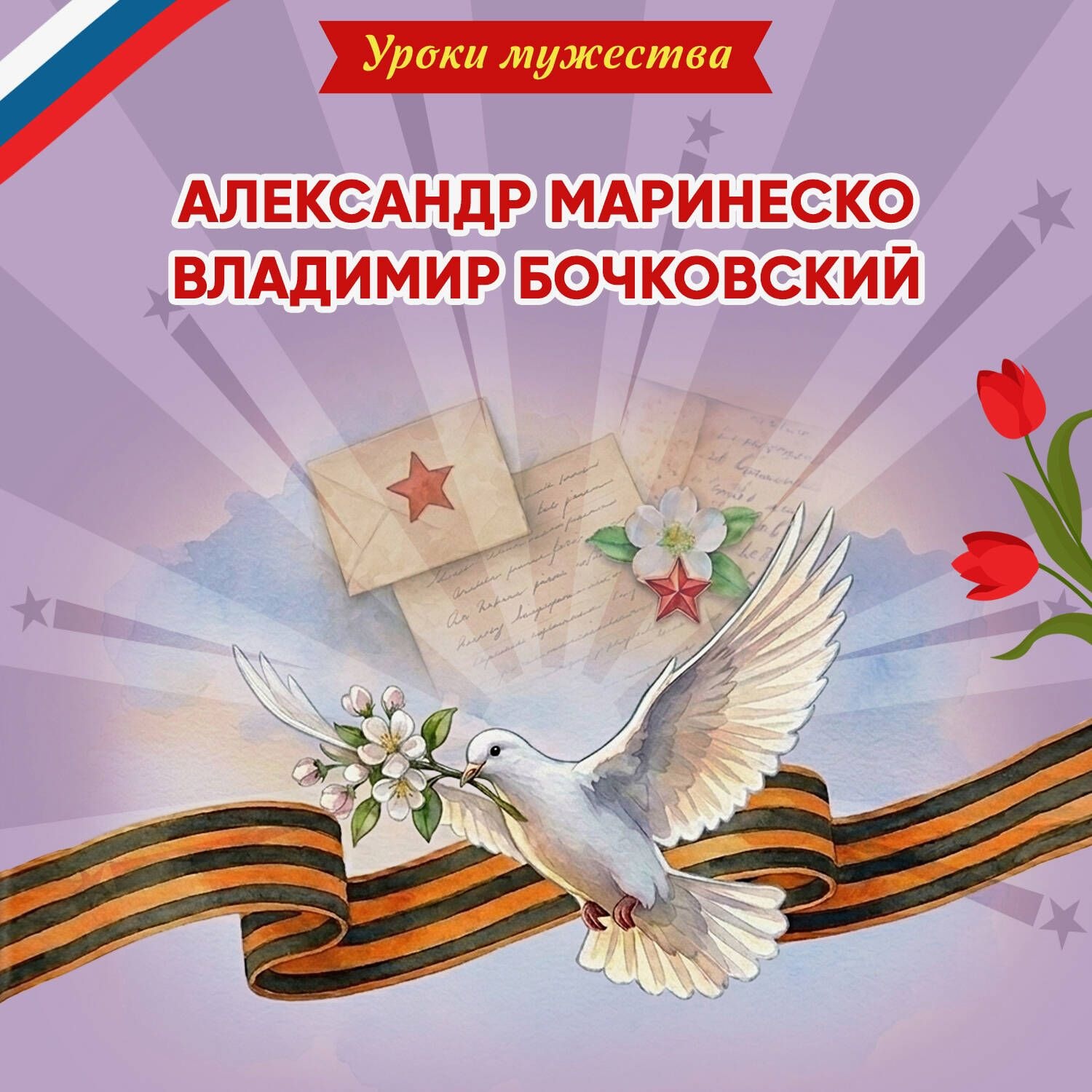 Обложка книги «Уроки мужества. Александр Маринеско. Владимир Бочковский»