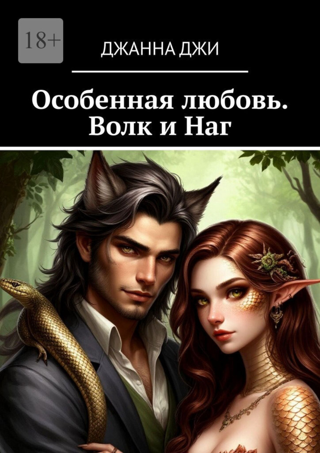 Обложка книги «Особенная любовь. Волк и Наг»