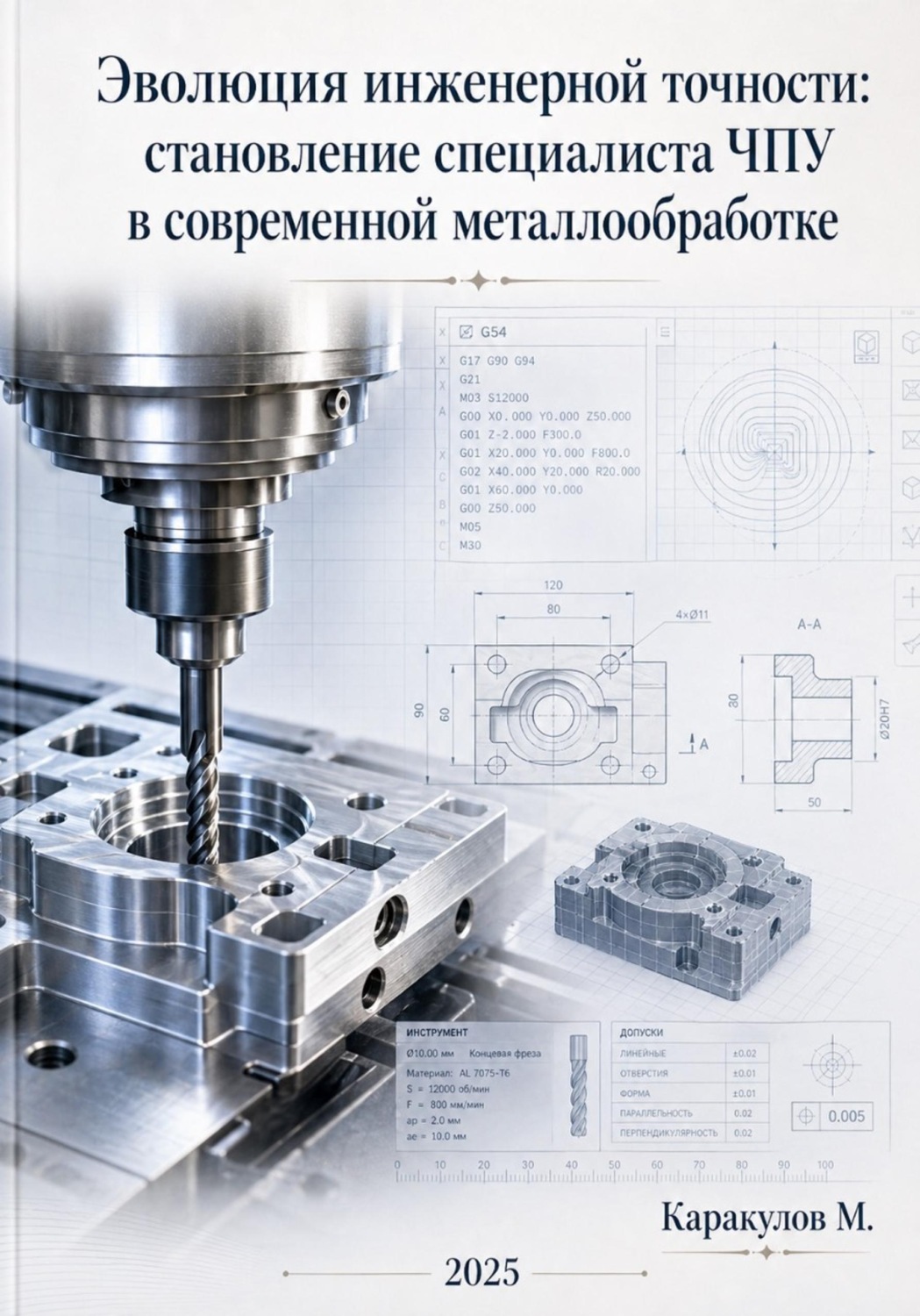 Обложка книги «Эволюция инженерной точности: становление специалиста ЧПУ в современной металлообработке»