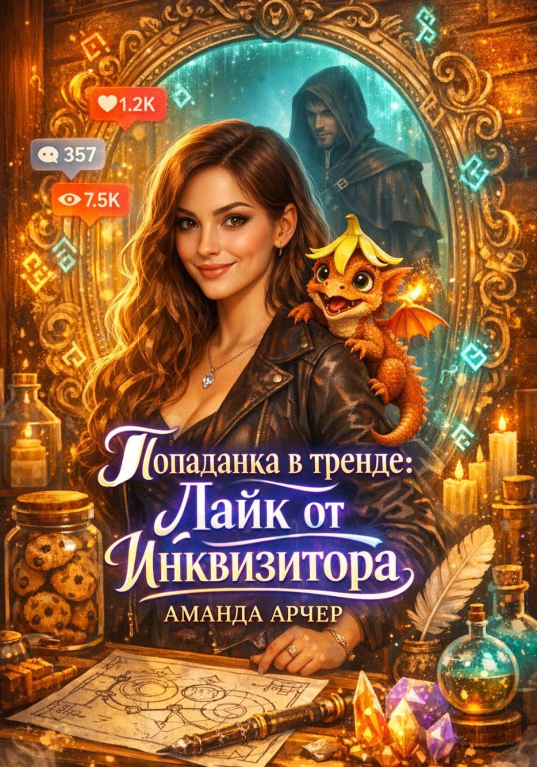 Обложка книги «Попаданка в тренде: Лайк от инквизитора»
