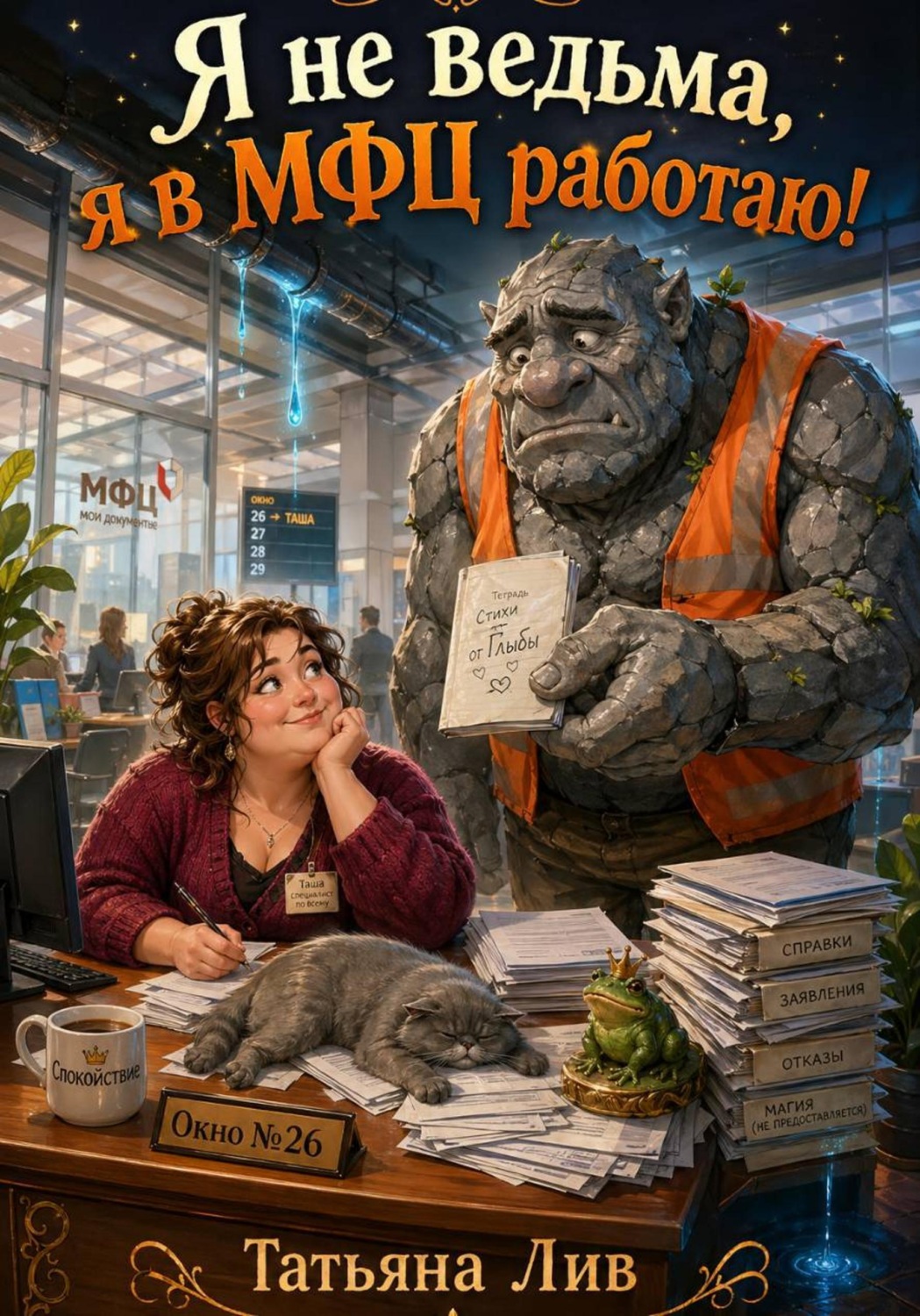 Обложка книги «Я не ведьма, я в МФЦ работаю!»
