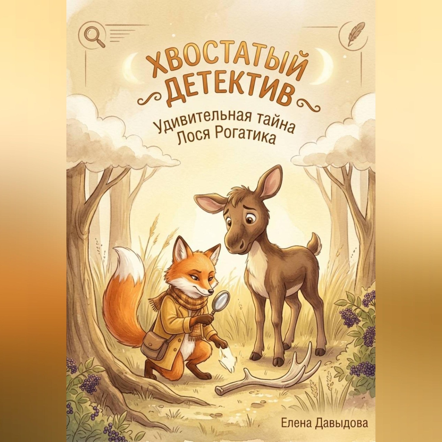 Обложка книги «Хвостатый детектив. Удивительная тайна лося Рогатика»