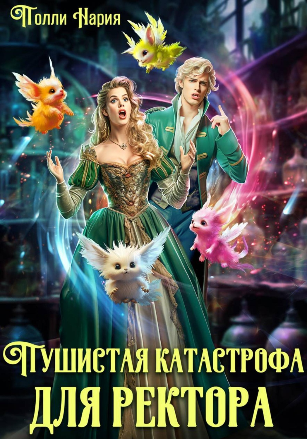 Обложка книги «Пушистая катастрофа для ректора»