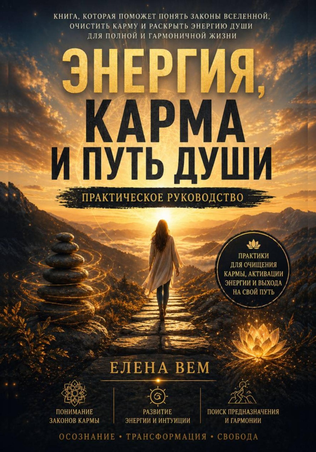 Обложка книги «Энергия, карма и путь души. Практическое руководство»