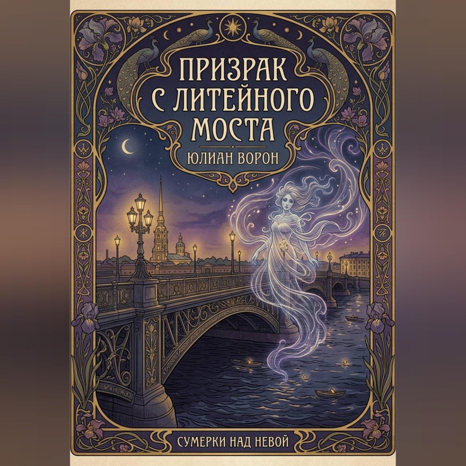 Обложка книги «Призрак с Литейного моста»