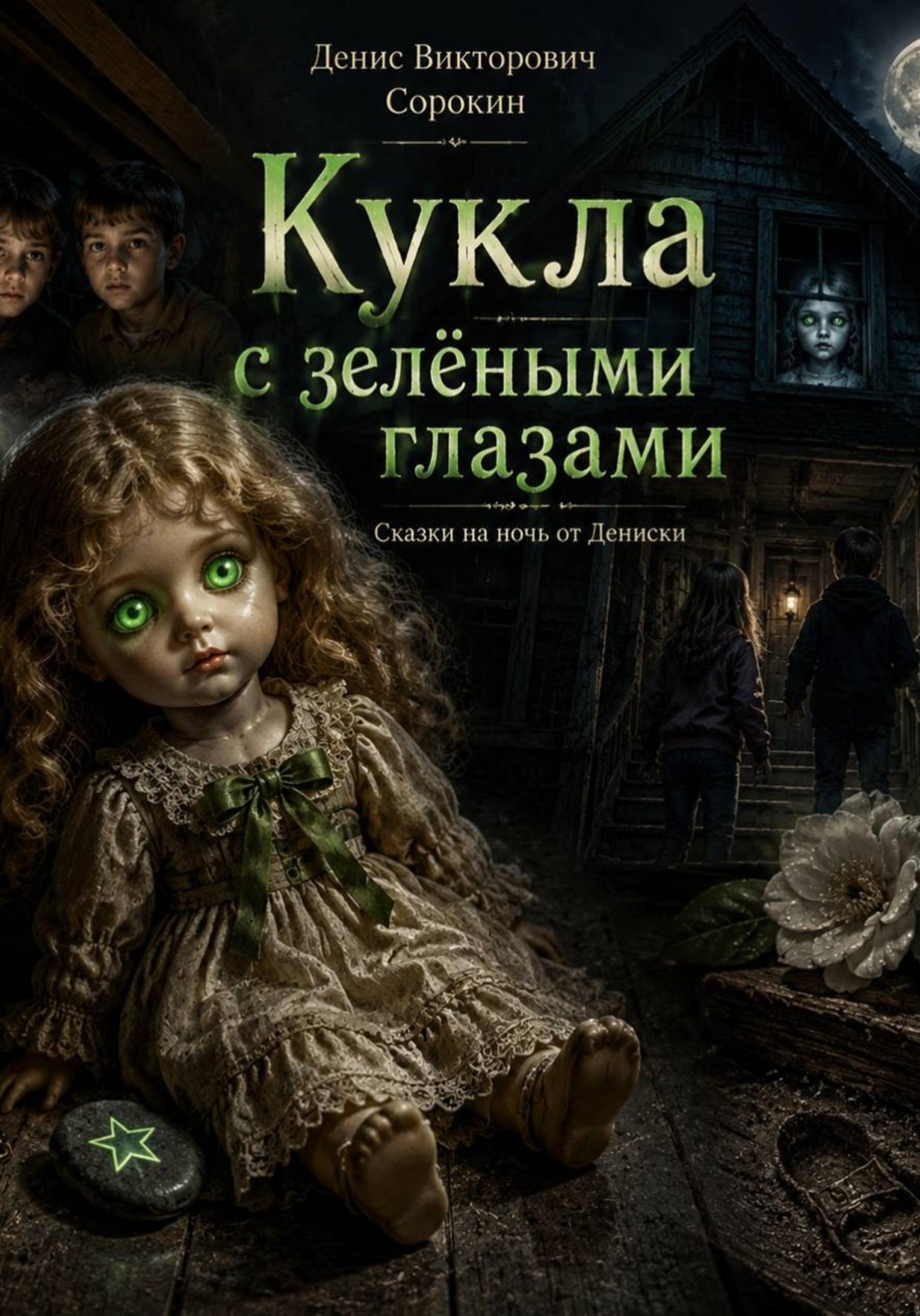 Обложка книги «Кукла с зелёными глазами»