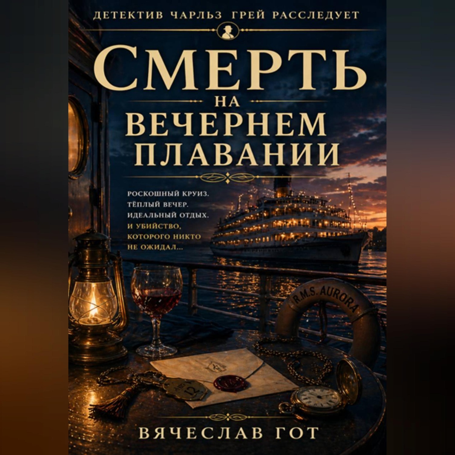 Обложка книги «Смерть на вечернем плавании»