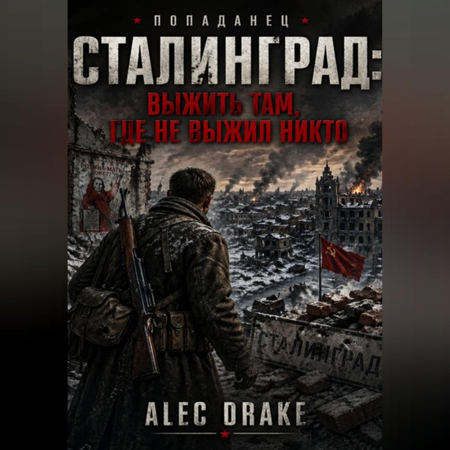 Обложка книги «Попаданец. Сталинград: Выжить там, где не выжил никто»