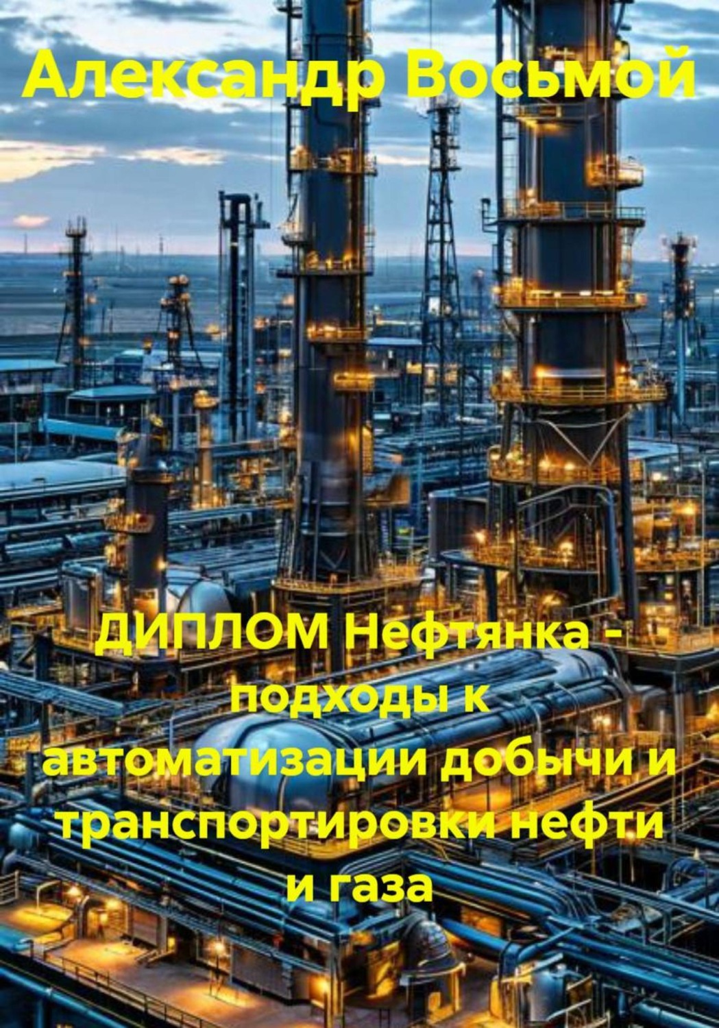 Обложка книги «ДИПЛОМ Нефтянка - подходы к автоматизации добычи и транспортировки нефти и газа»