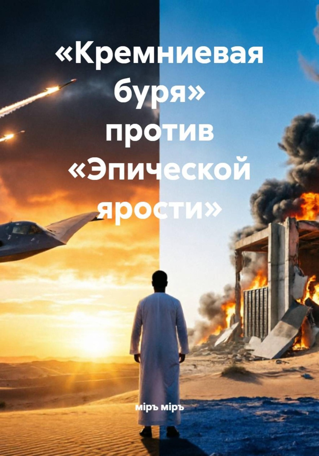 Обложка книги ««Кремниевая буря» против «Эпической ярости»»
