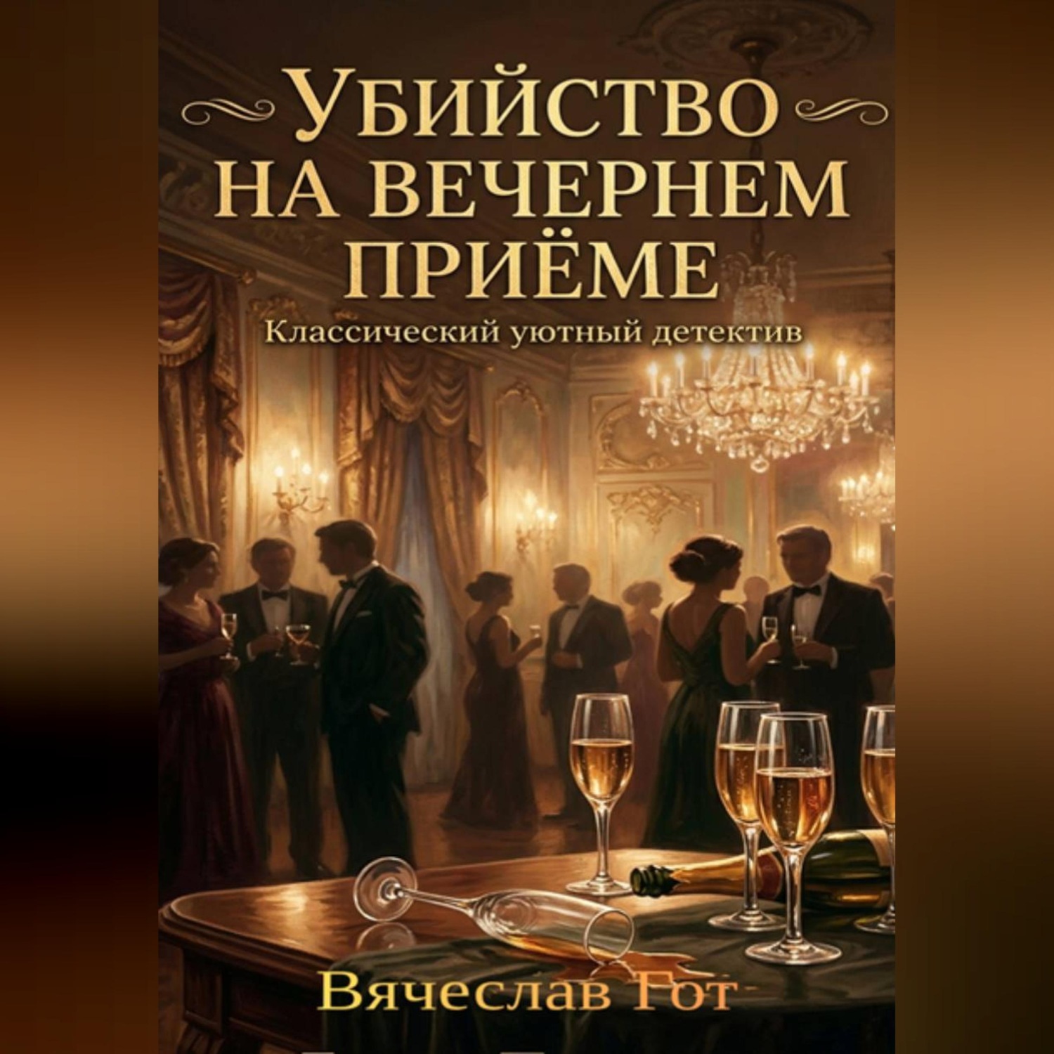 Обложка книги «Убийство на вечернем приёме»