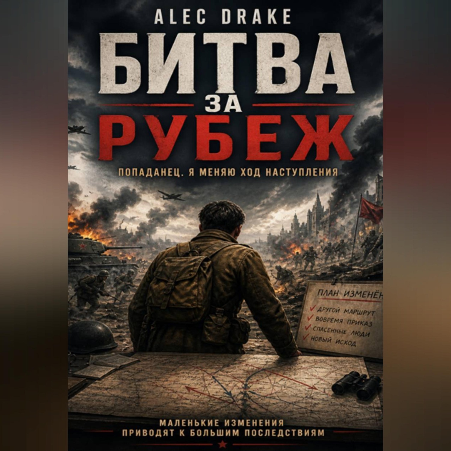 Обложка книги «Битва за рубеж (Попаданец. Я меняю ход наступления)»