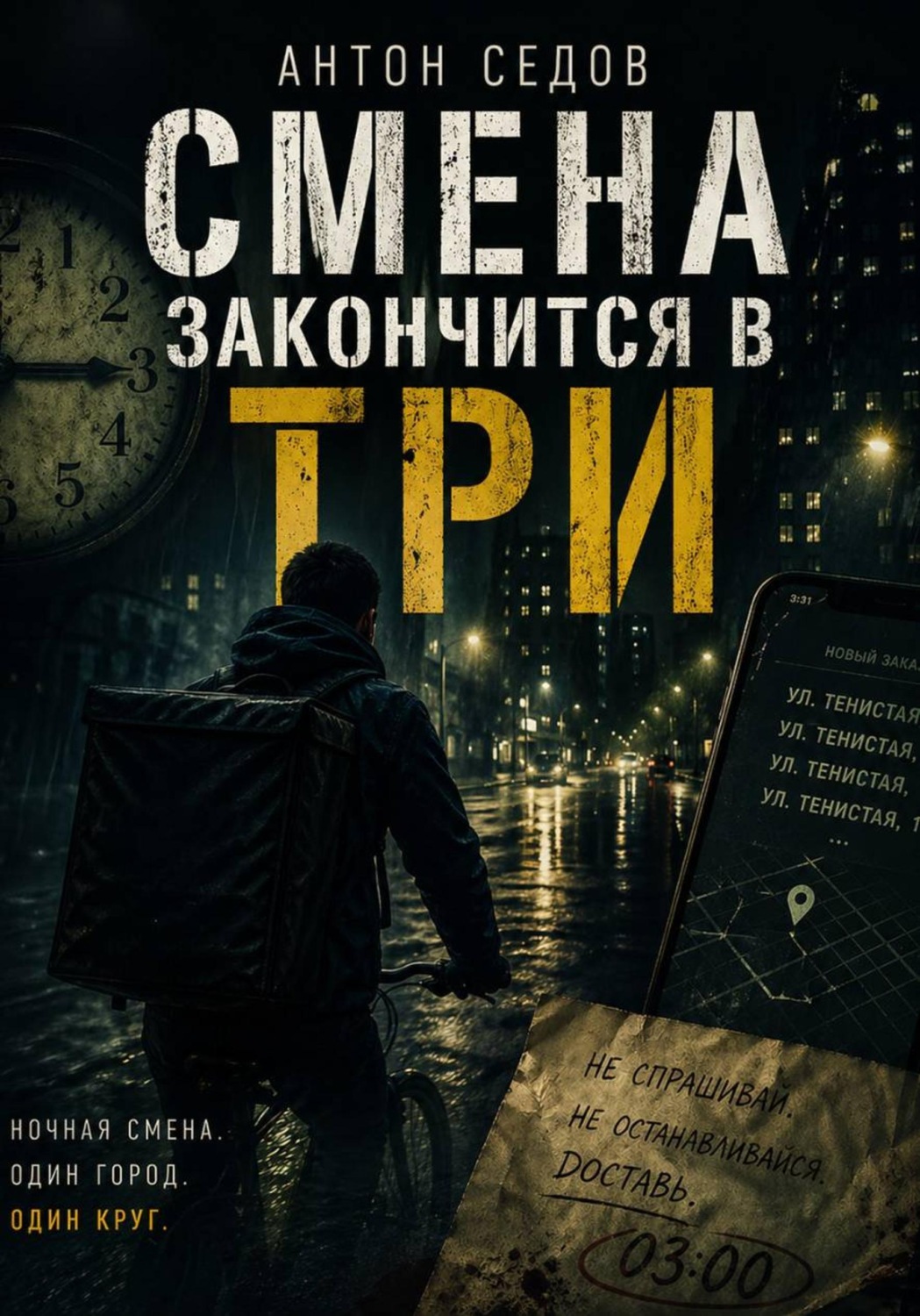Обложка книги «Смена закончится в три»