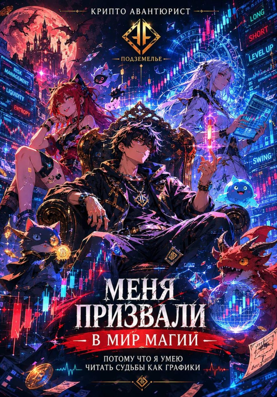 Обложка книги «Меня призвали в мир магии, потому что я умею читать судьбы как графики»
