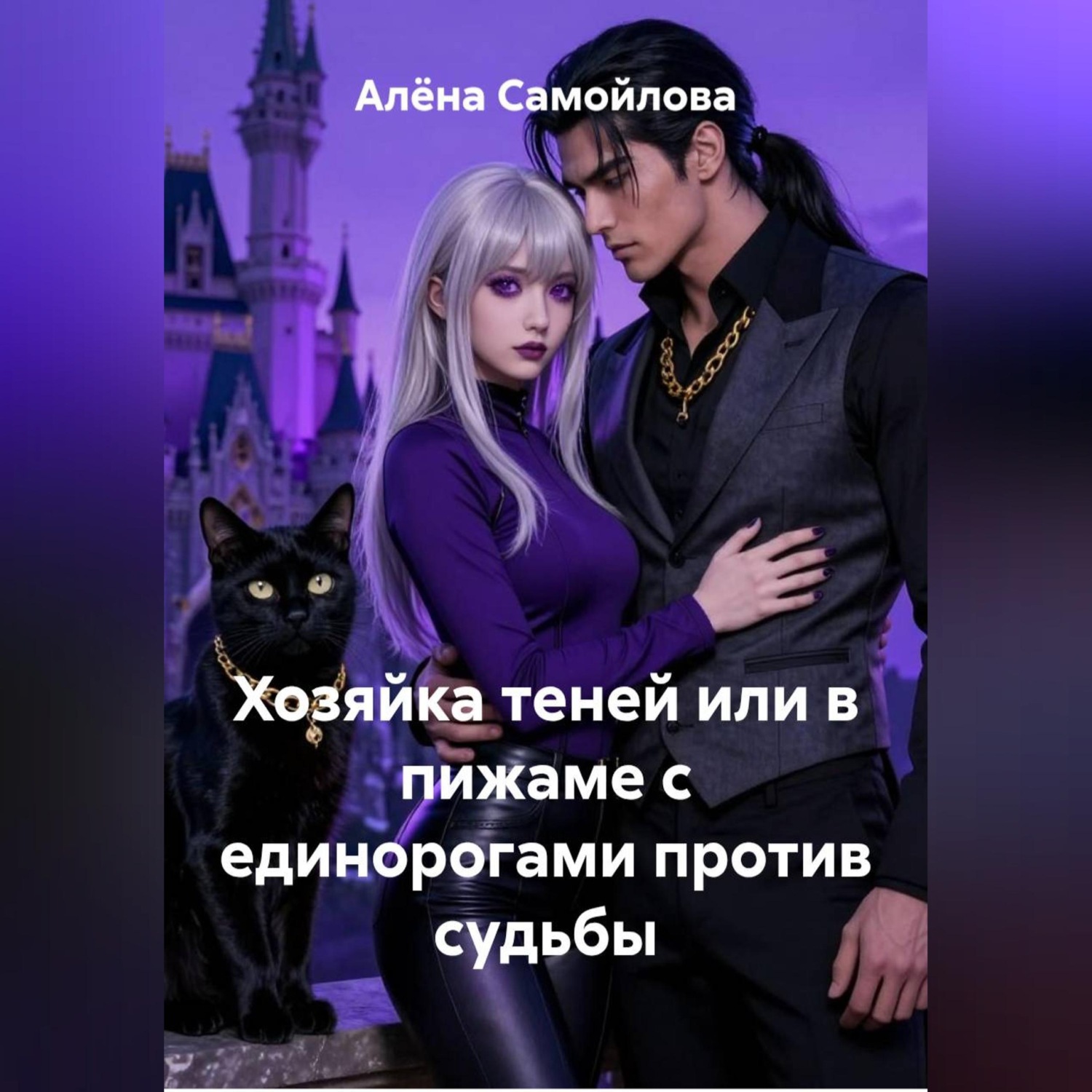 Обложка книги «Хозяйка теней или в пижаме с единорогами против судьбы»