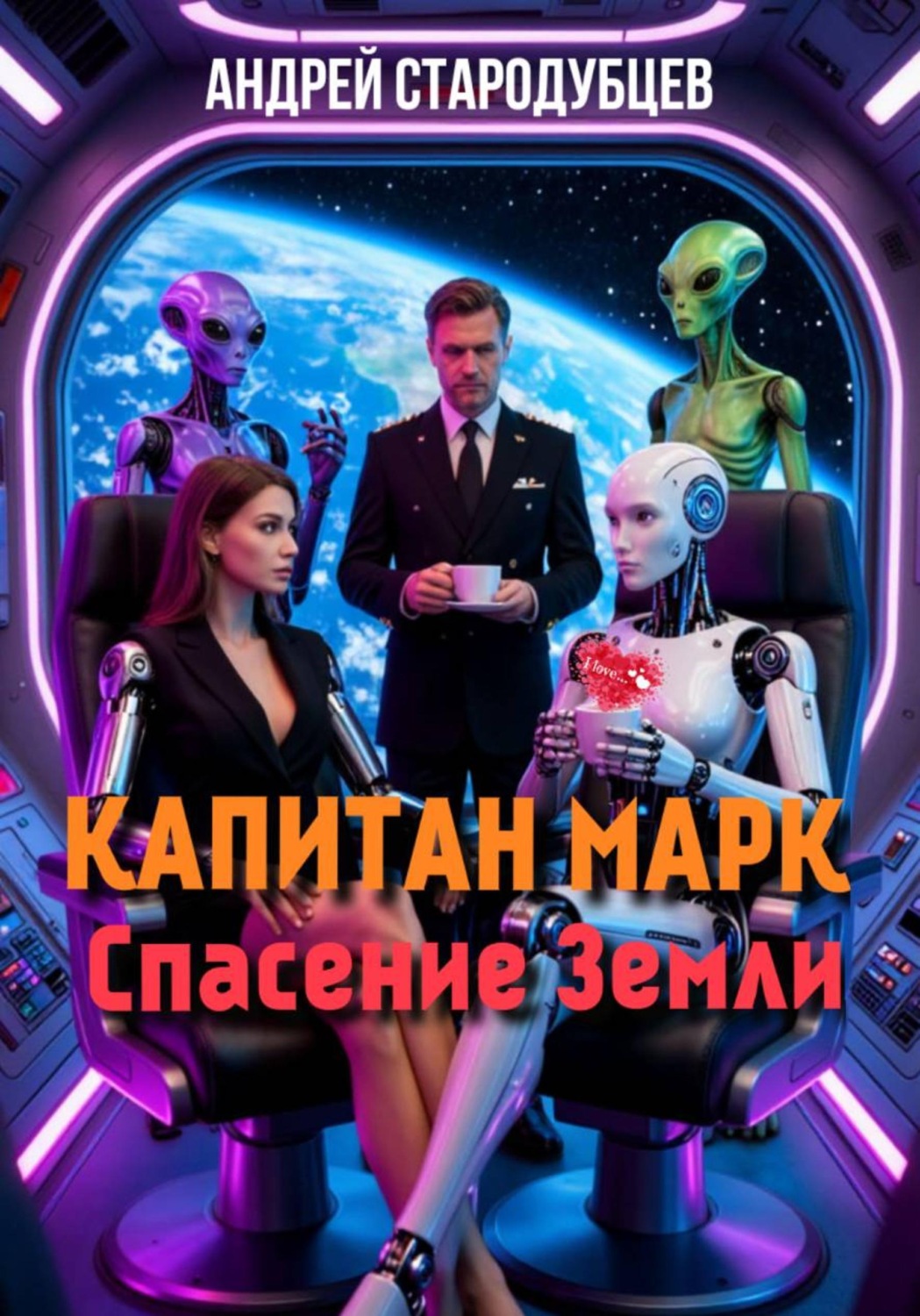 Обложка книги «Капитан Марк. Спасение Земли»