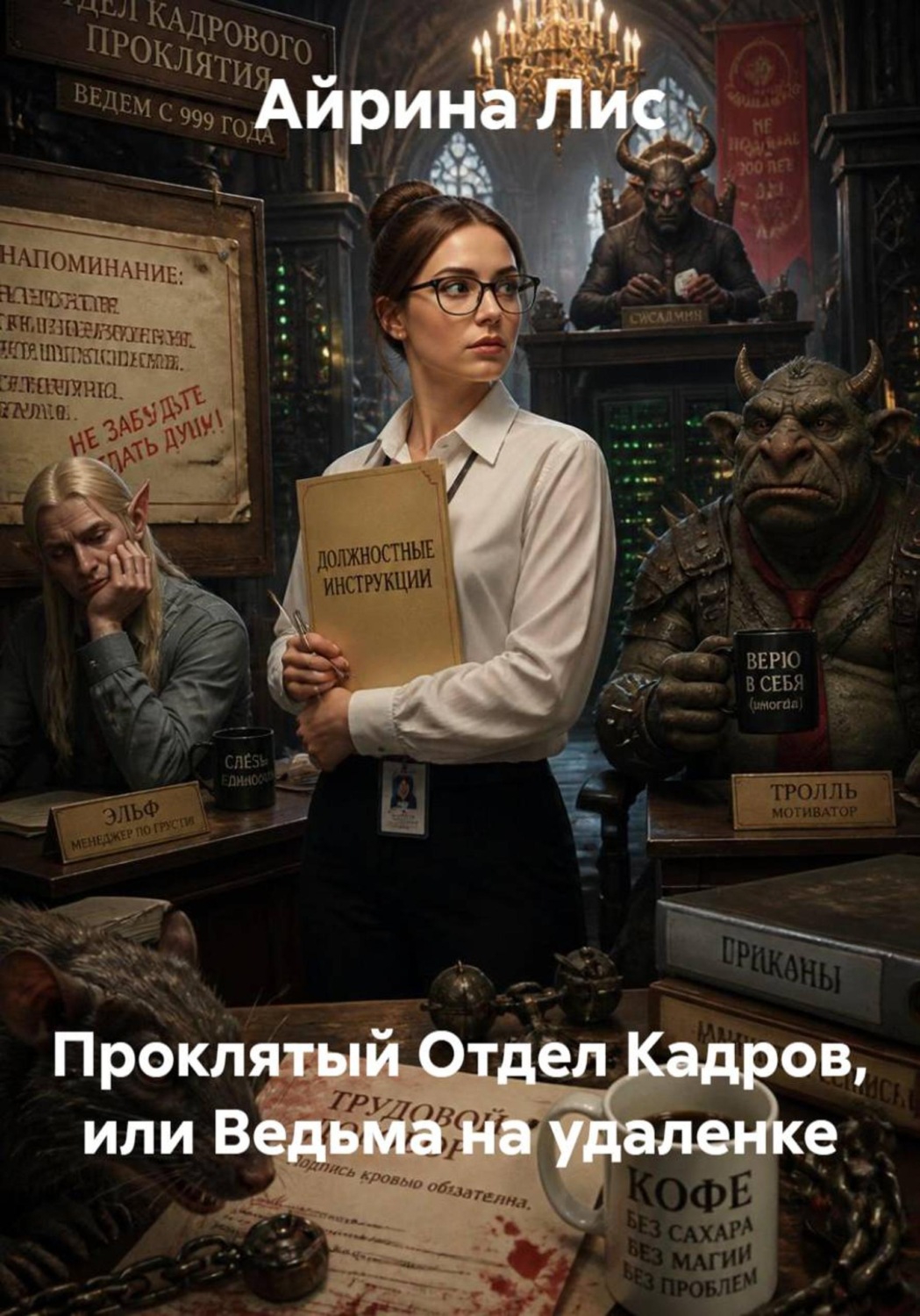 Обложка книги «Проклятый отдел кадров, или Ведьма на удаленке»