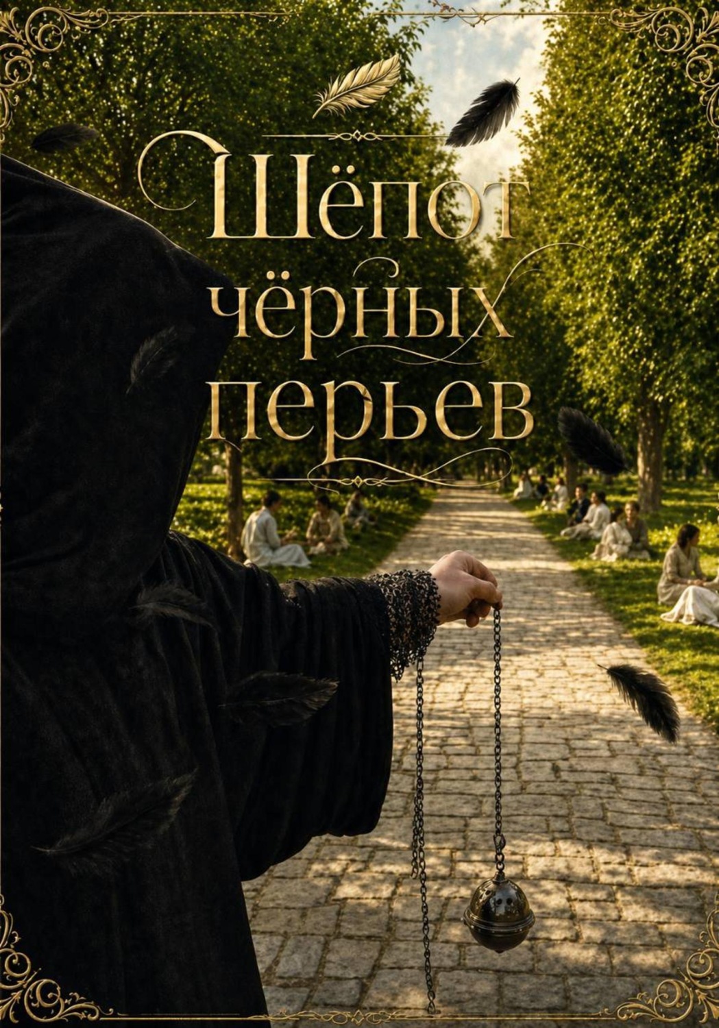 Обложка книги «Шёпот чёрных перьев»