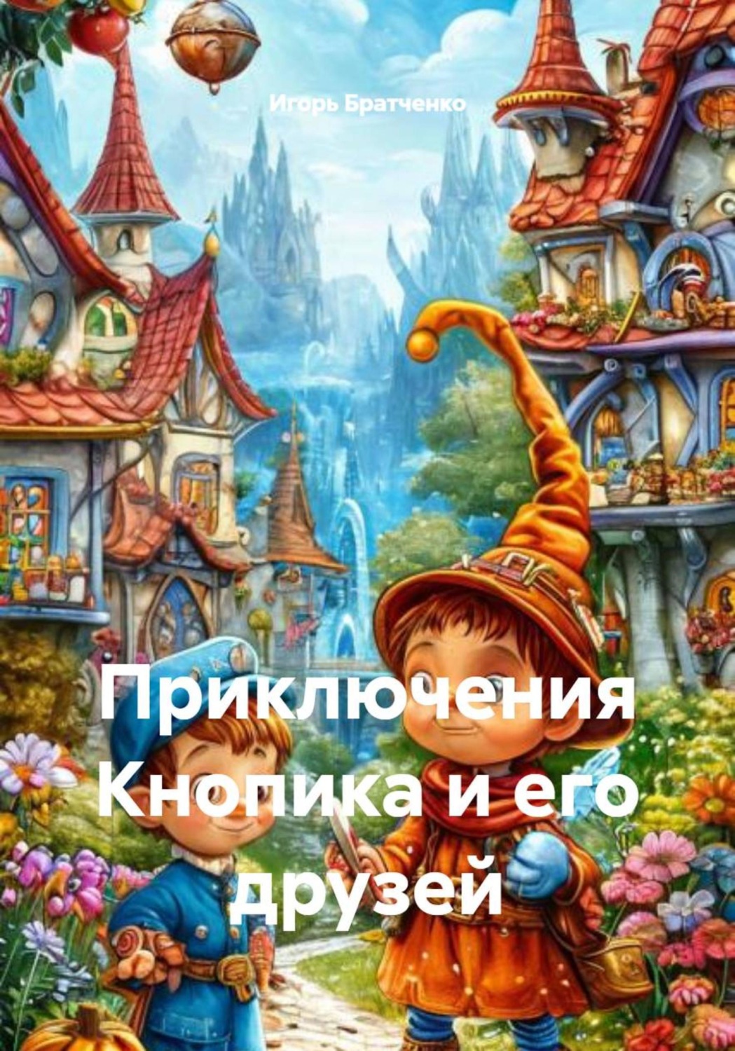 Обложка книги «Приключения Кнопика и его друзей»