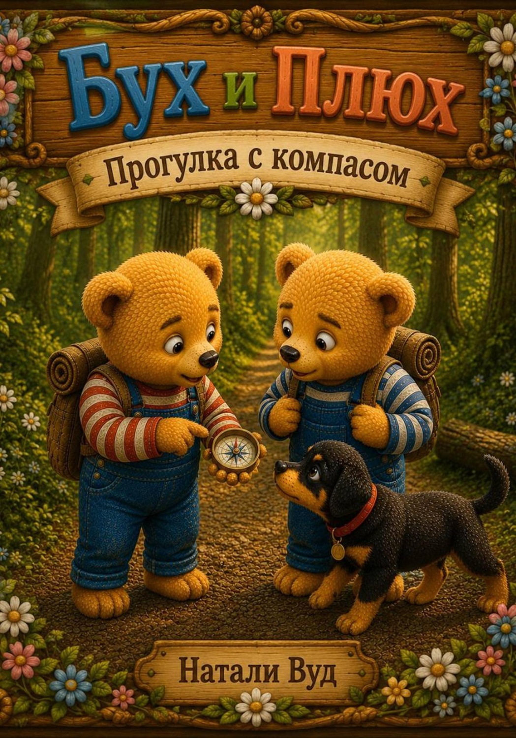 Обложка книги «Бух и Плюх. Прогулка с компасом»