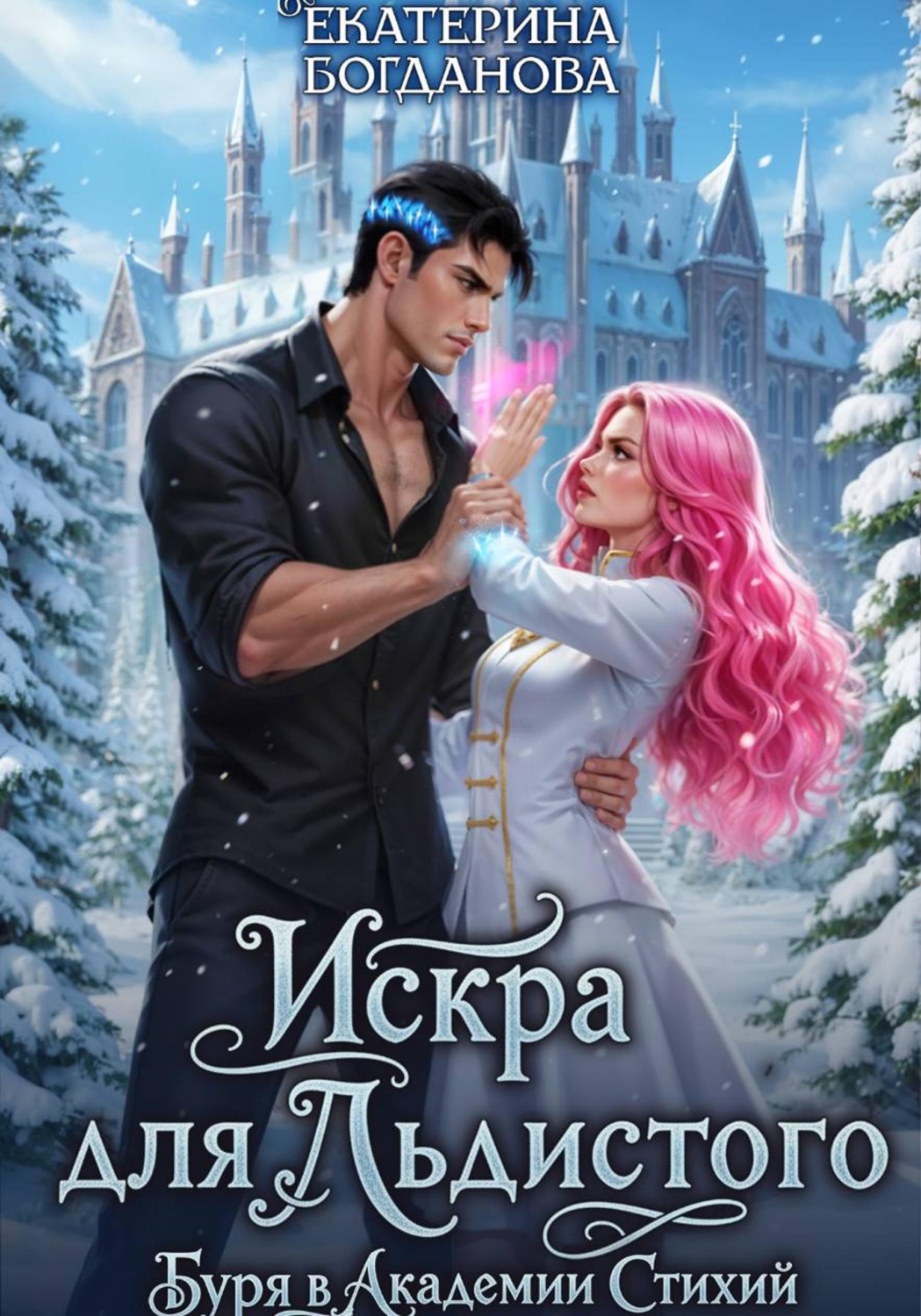Обложка книги «Искра для Льдистого. Буря в Академии Стихий»