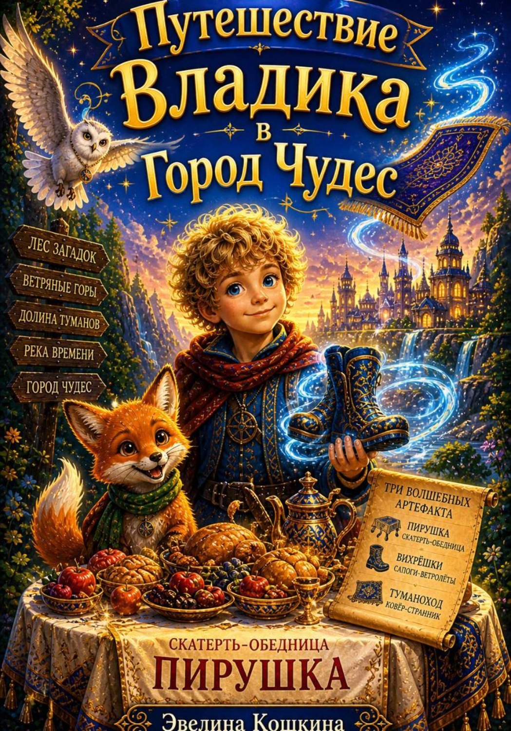 Обложка книги «Путешествие Владика в Город Чудес»