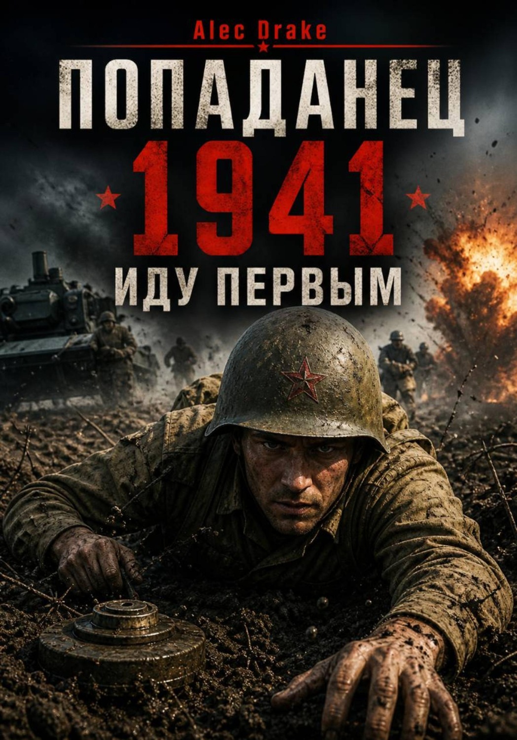 Обложка книги «Попаданец. 1941. Иду первым»