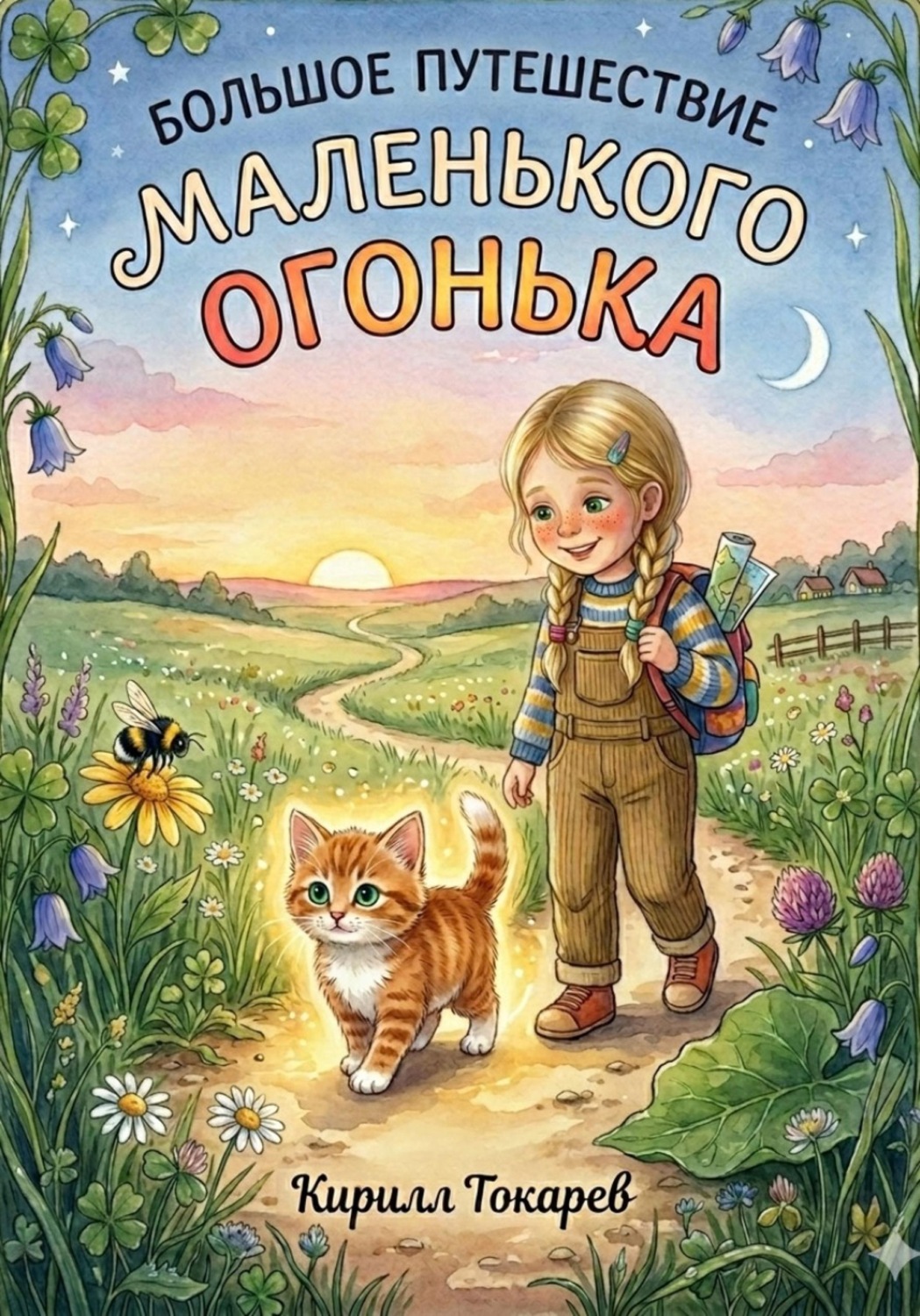 Обложка книги «Большое путешествие маленького Огонька»